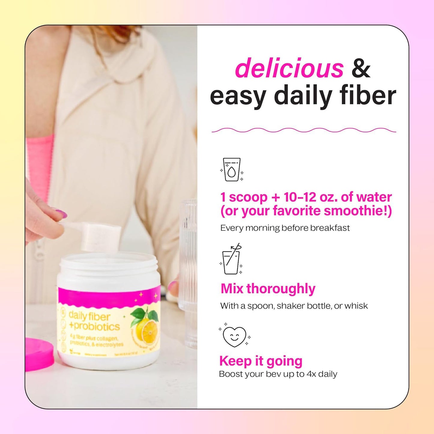 Cellulose Probiotic Powder – 181g Can, Adult Use Only