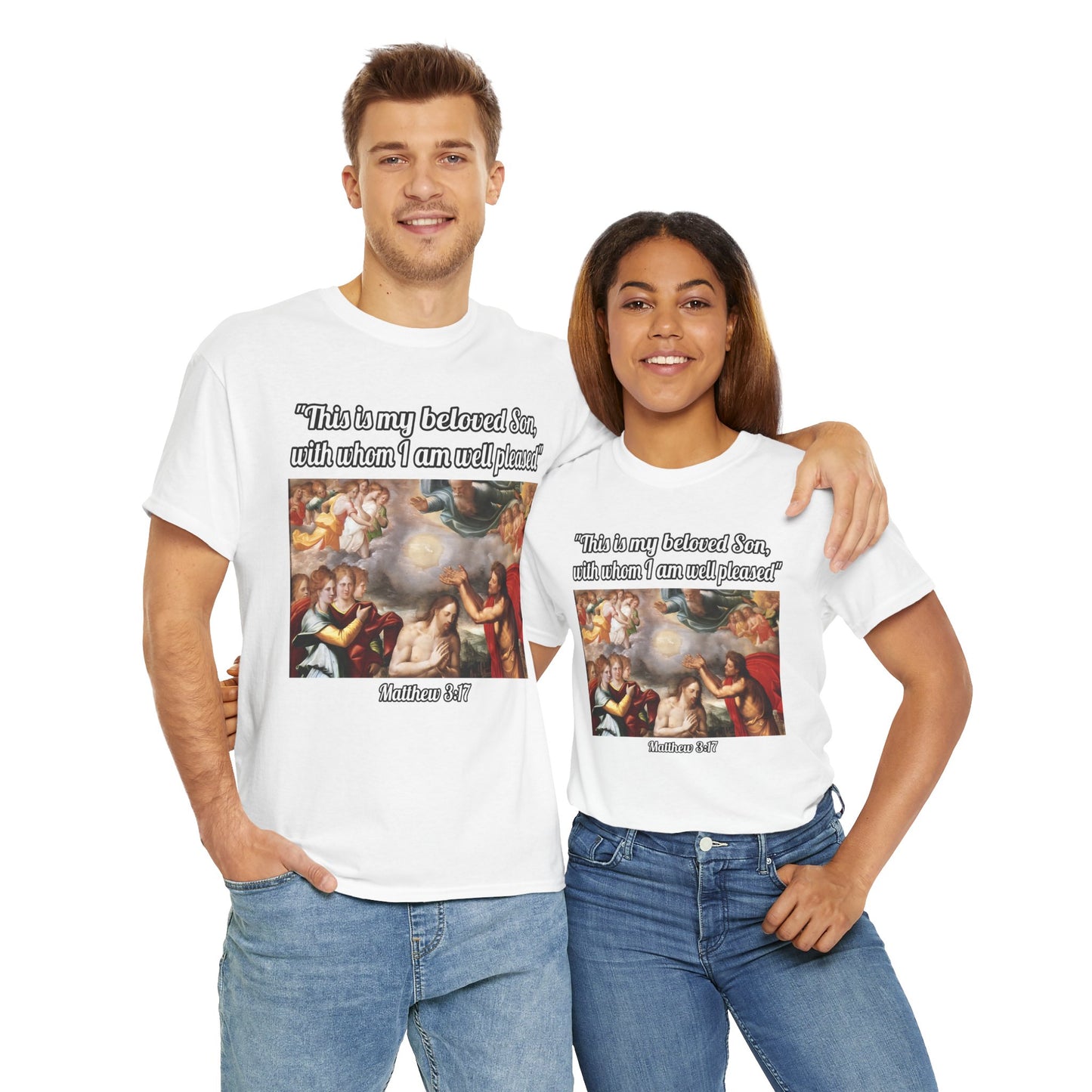 "Jesus' baptism" Unisex classic tee