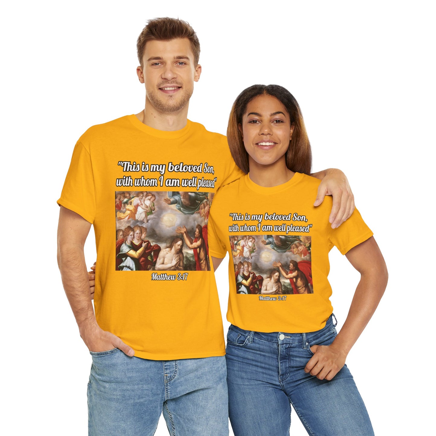 "Jesus' baptism" Unisex classic tee