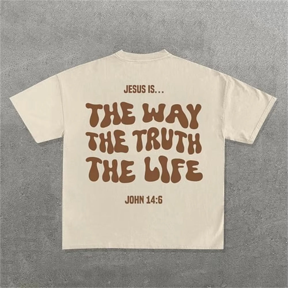 Wear your faith Men's Printed Short-sleeved T-shirt