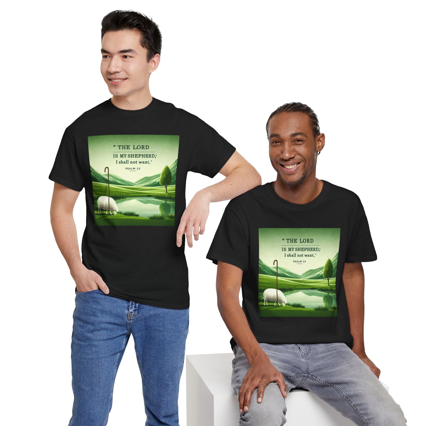 "The Lord, My Shepherd" Classic Faith Tee