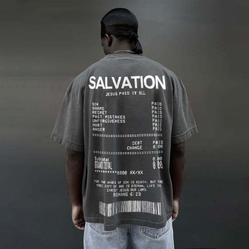 "Salvation Jesus Paid It All" T-shirt