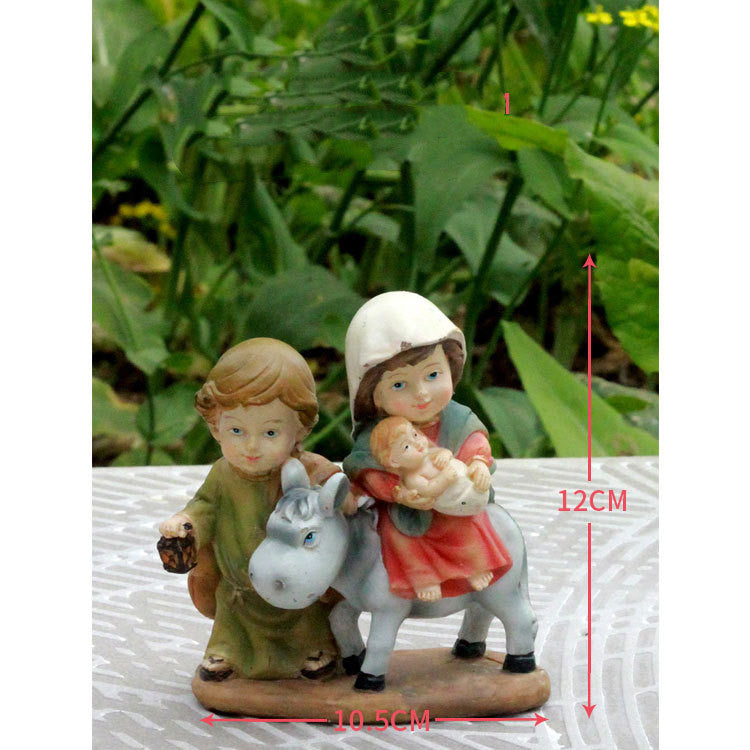 Virgin Mary Resin Statue – Religious Ornament for Home Decoration – Multiple Sizes Available