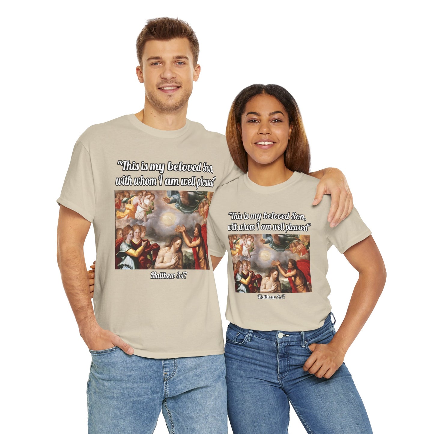 "Jesus' baptism" Unisex classic tee