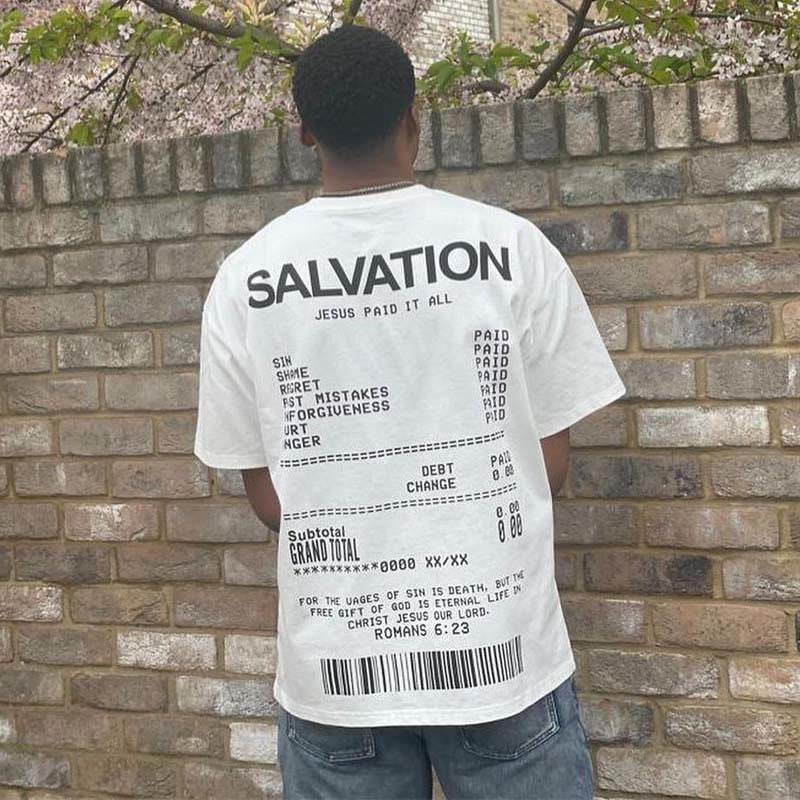 "Salvation Jesus Paid It All" T-shirt