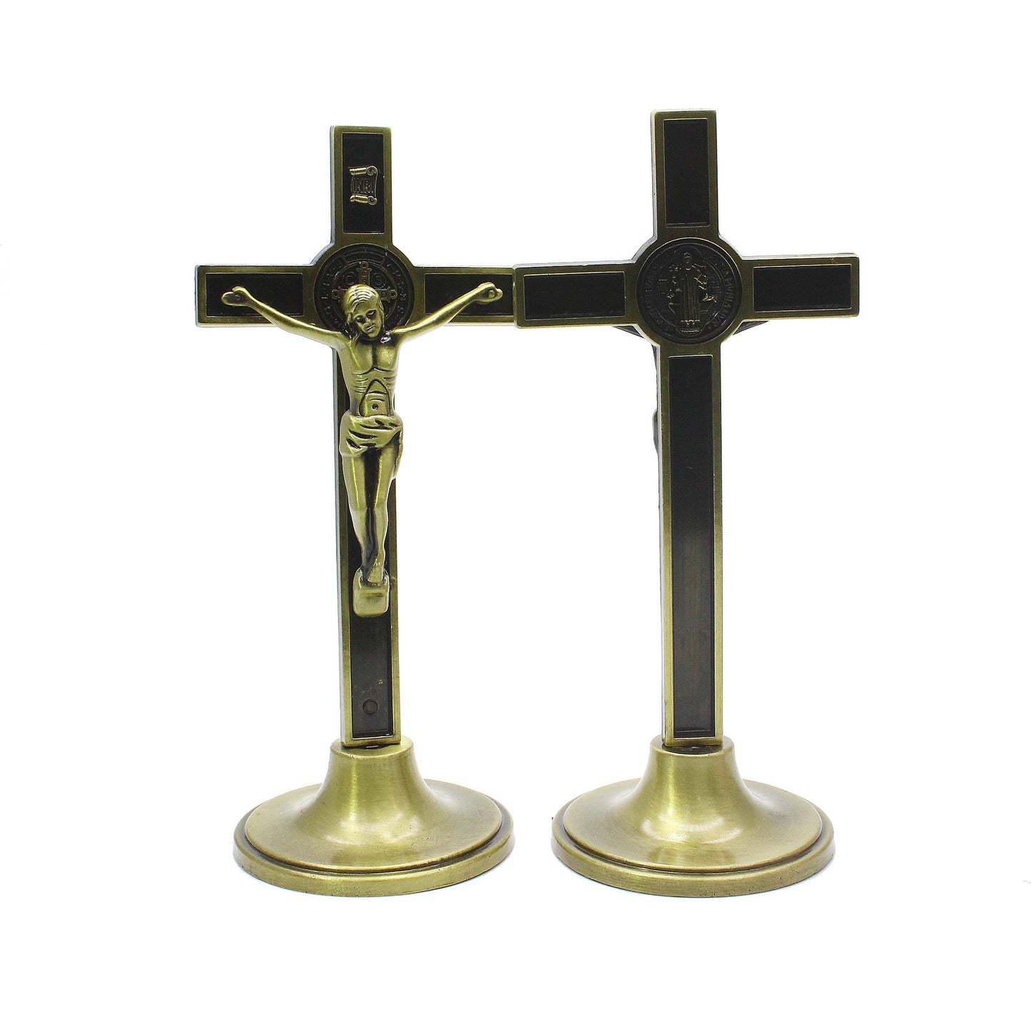 Cross Christ Bitter Metal Statue – Catholic Jesus Church Icon Decoration