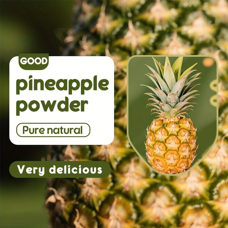 8oz (227g) Green Pineapple Powder – Plant-Based, Allergen-Free, No Added Preservatives, Resealable Bag – Ideal for Smoothies, Baking, and Beverages