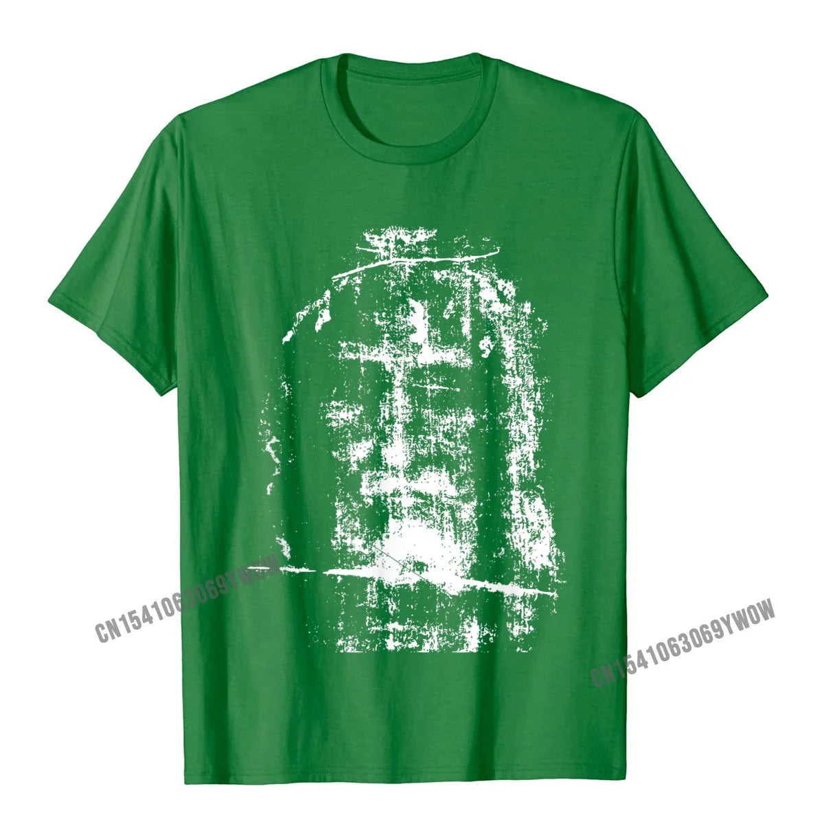"Shroud of Turin Jesus Christ Face" T-Shirt – Men Casual Cotton Tees, Funny Custom T-Shirts for Spring & Summer