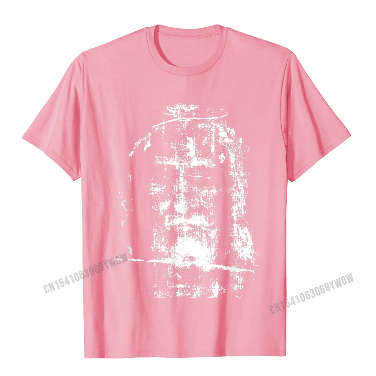 "Shroud of Turin Jesus Christ Face" T-Shirt – Men Casual Cotton Tees, Funny Custom T-Shirts for Spring & Summer