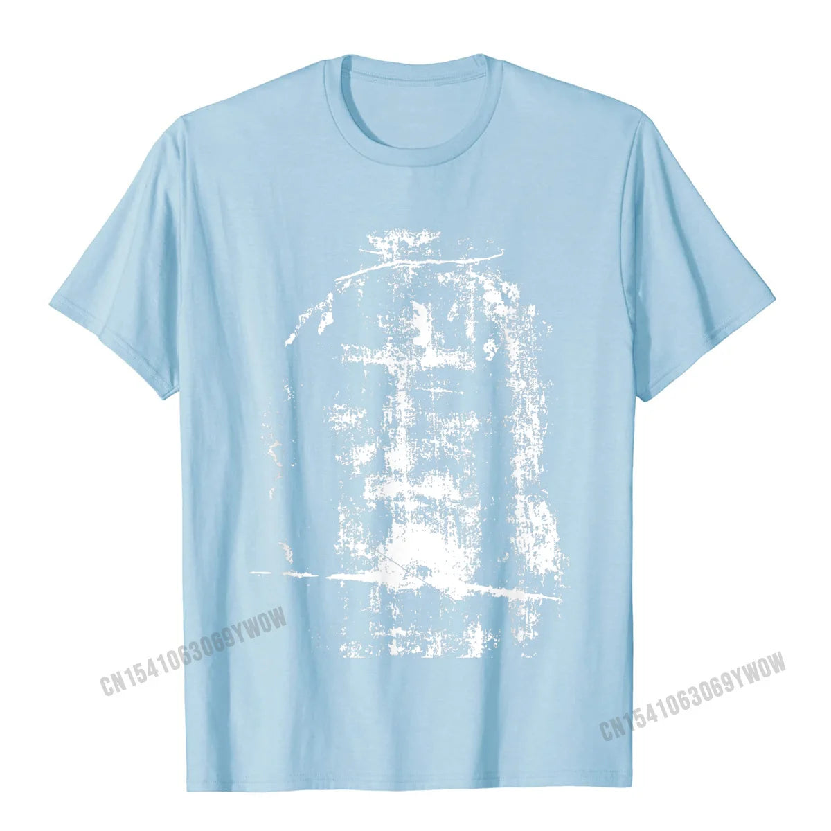"Shroud of Turin Jesus Christ Face" T-Shirt – Men Casual Cotton Tees, Funny Custom T-Shirts for Spring & Summer