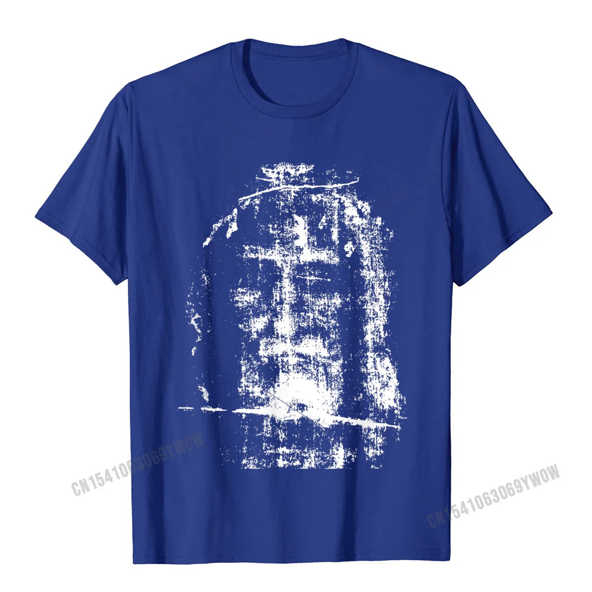"Shroud of Turin Jesus Christ Face" T-Shirt – Men Casual Cotton Tees, Funny Custom T-Shirts for Spring & Summer