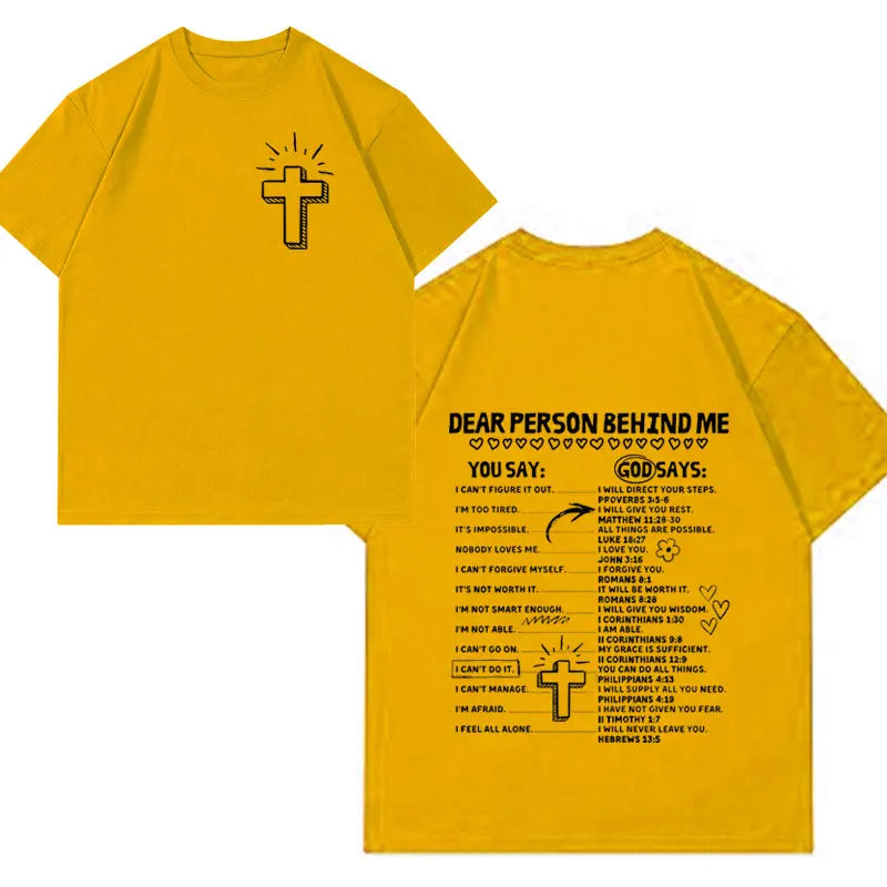 Christian Living Proof of A Loving God Graphic T Shirt Men Women Jesus Bible Verse Vintage Harajuku Fashion Short Sleeve T-shirt