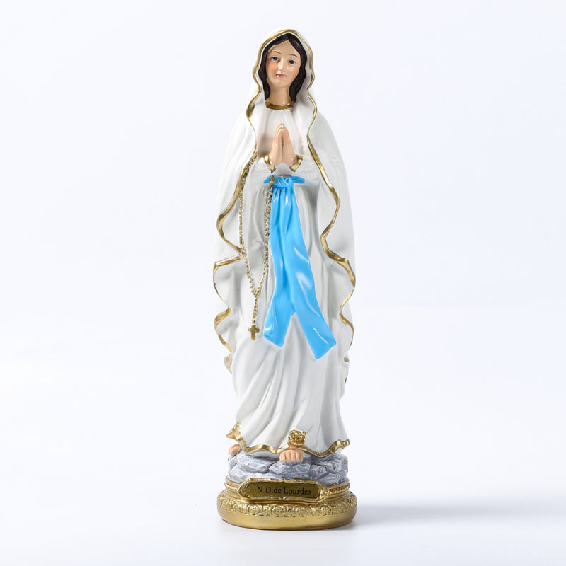 Virgin Mary Resin Statue – Religious Home Décor – Available in Two Sizes (M & L)