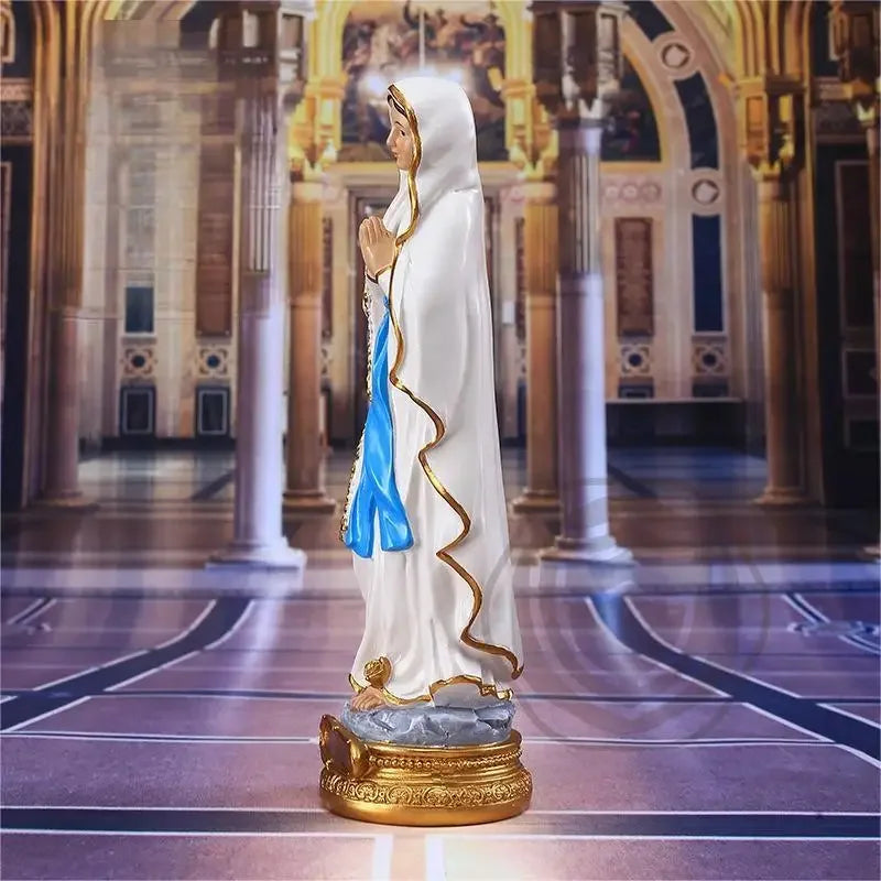 Virgin Mary Resin Statue – Religious Home Décor – Available in Two Sizes (M & L)