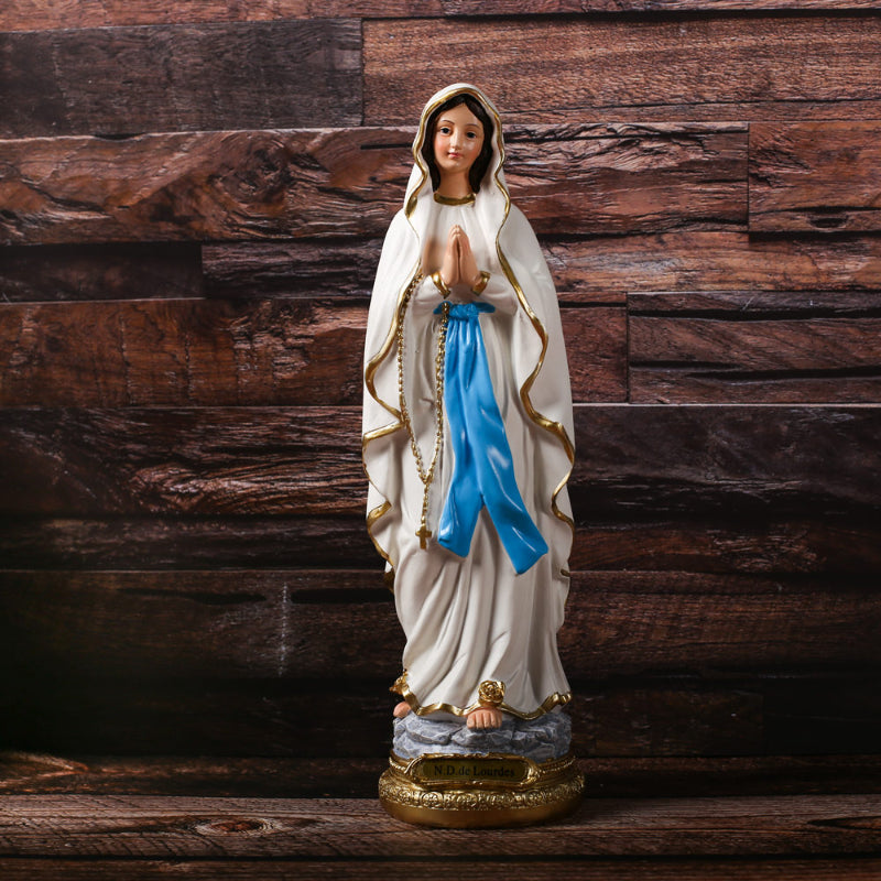 Virgin Mary Resin Statue – Religious Home Décor – Available in Two Sizes (M & L)