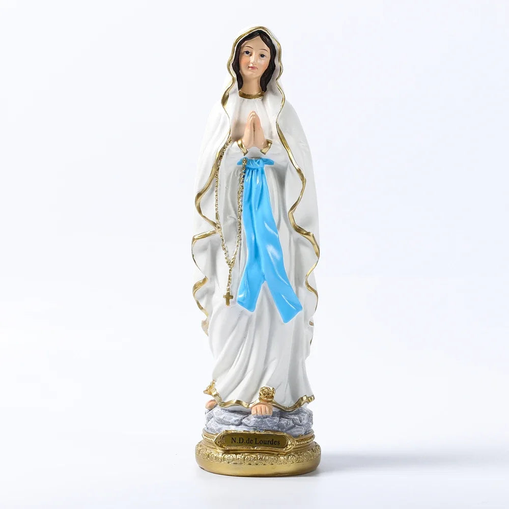 Virgin Mary Resin Statue – Religious Home Décor – Available in Two Sizes (M & L)