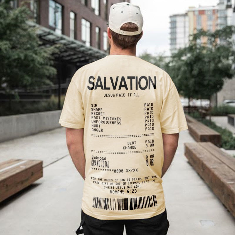 "Salvation Jesus Paid It All" T-shirt