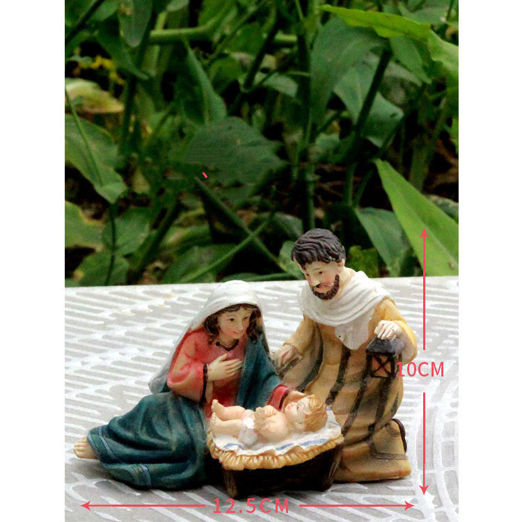 Virgin Mary Resin Statue – Religious Ornament for Home Decoration – Multiple Sizes Available