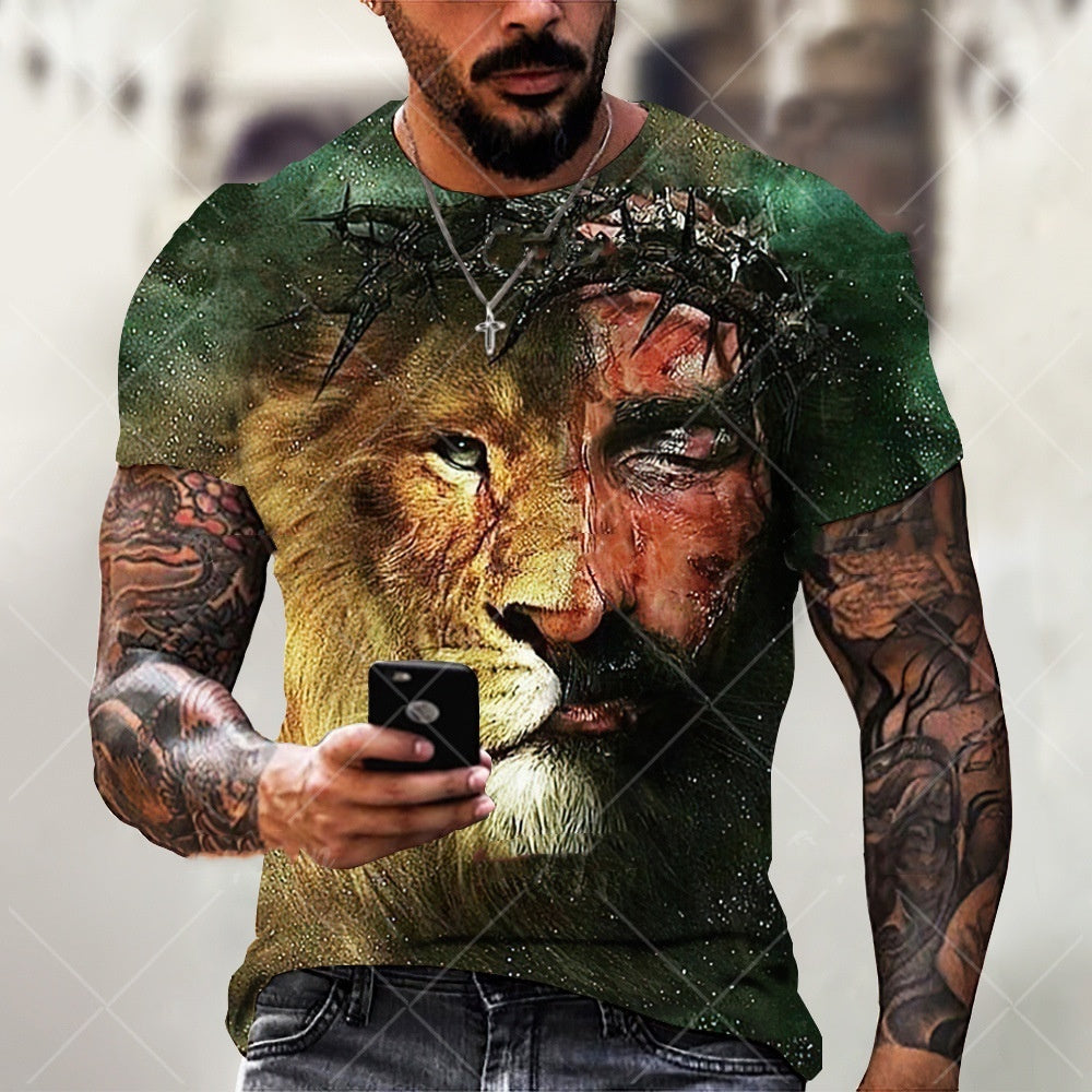 "Jesus Custom T-shirt Patterns" Quick-Drying Tee