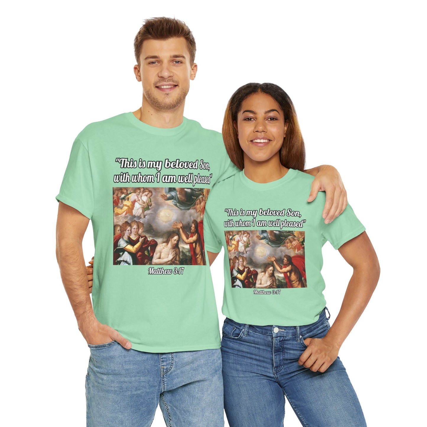 "Jesus' baptism" Unisex classic tee