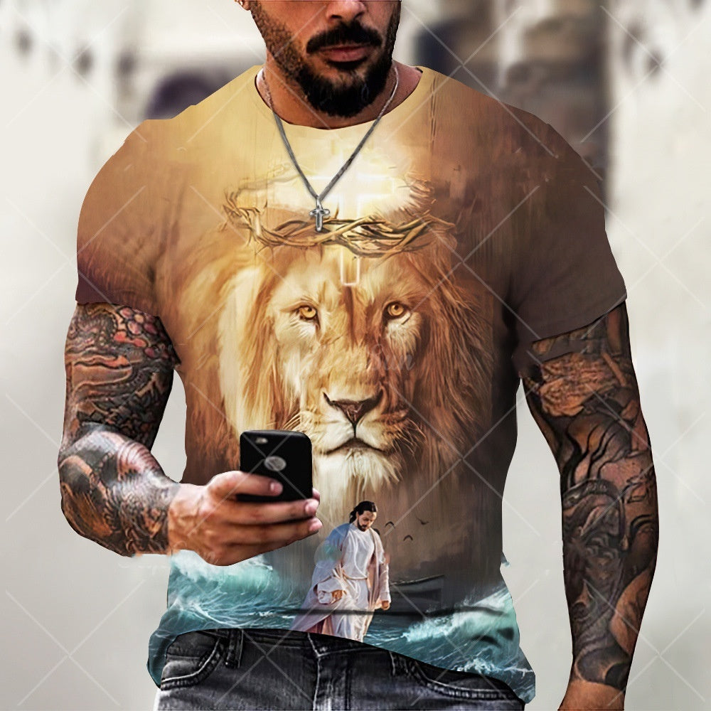 "Jesus Custom T-shirt Patterns" Quick-Drying Tee