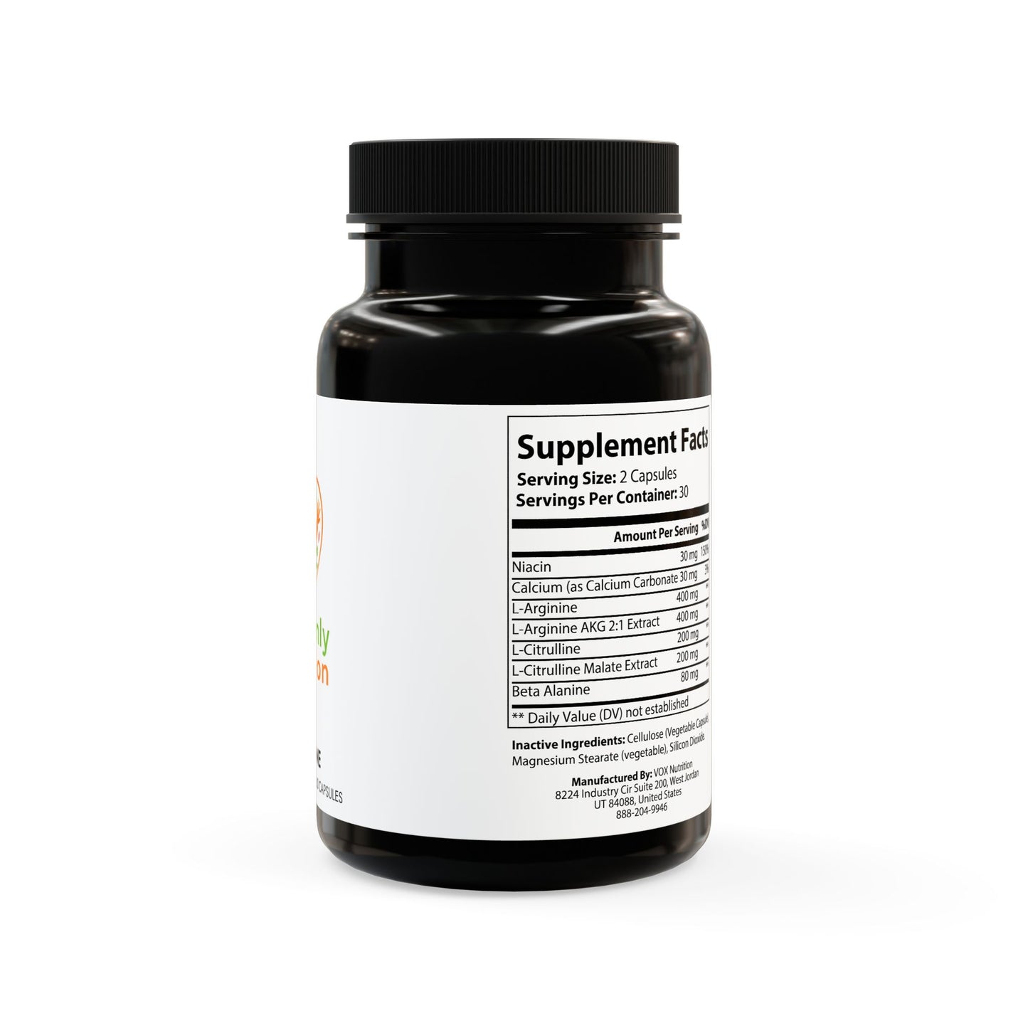 Heavenly Nutrition L-Arginine Supplement (60 Capsules)