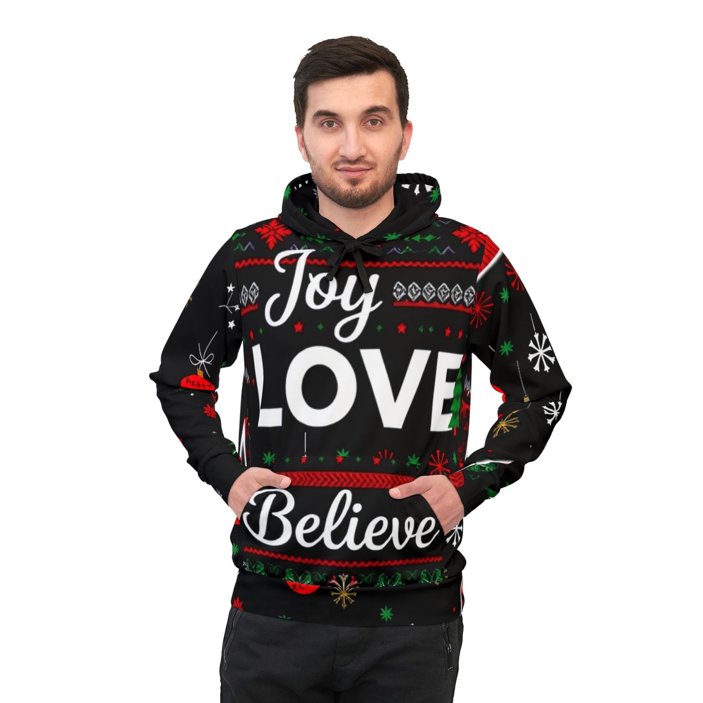 Futuristic Athletic Holiday Hoodie 2025