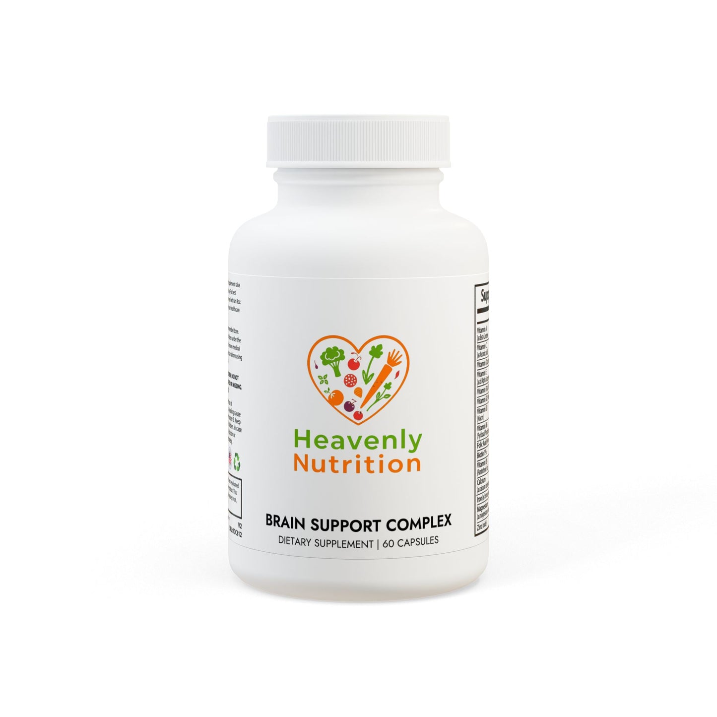 Heavenly Nutrition Brain Support Complex Supplement (60 Capsules)
