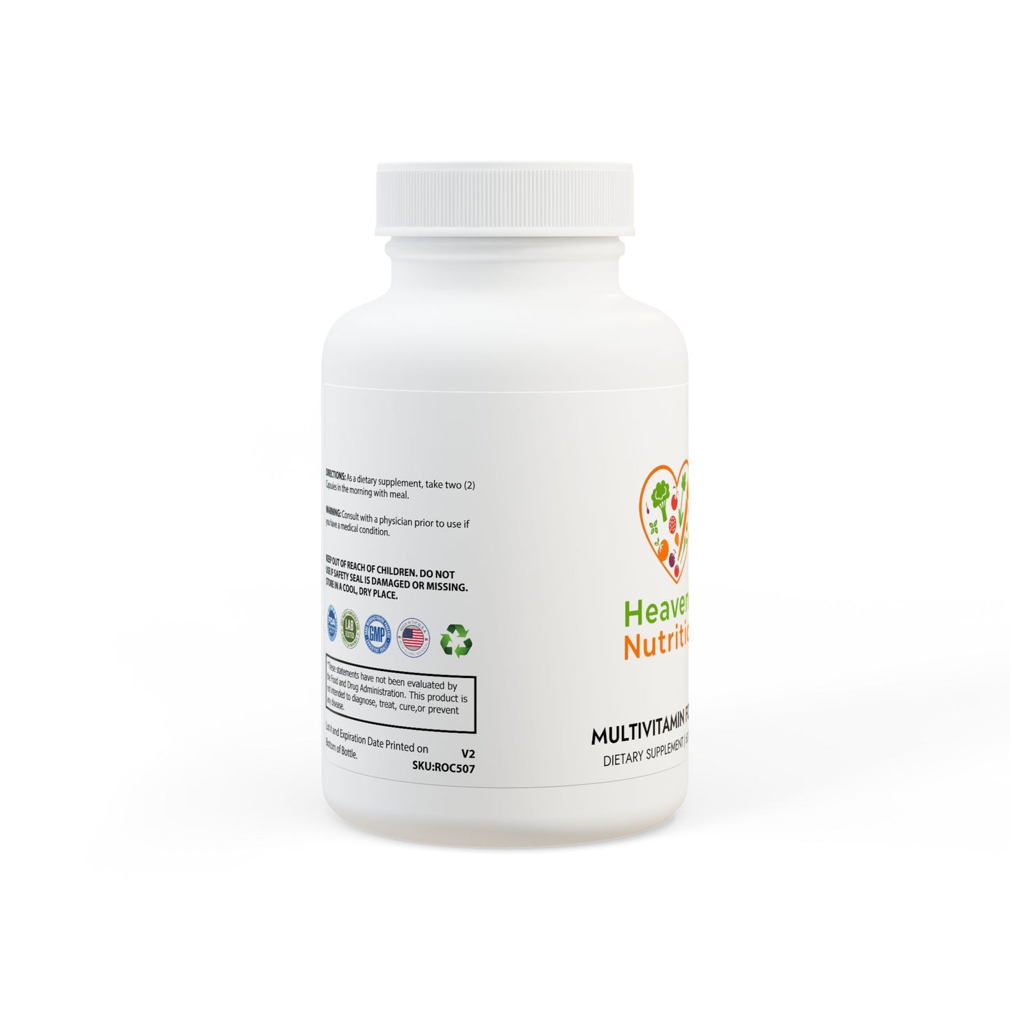 Heaven on Earth Multivitamin for Men – Daily Dietary Supplement – 60 Capsules