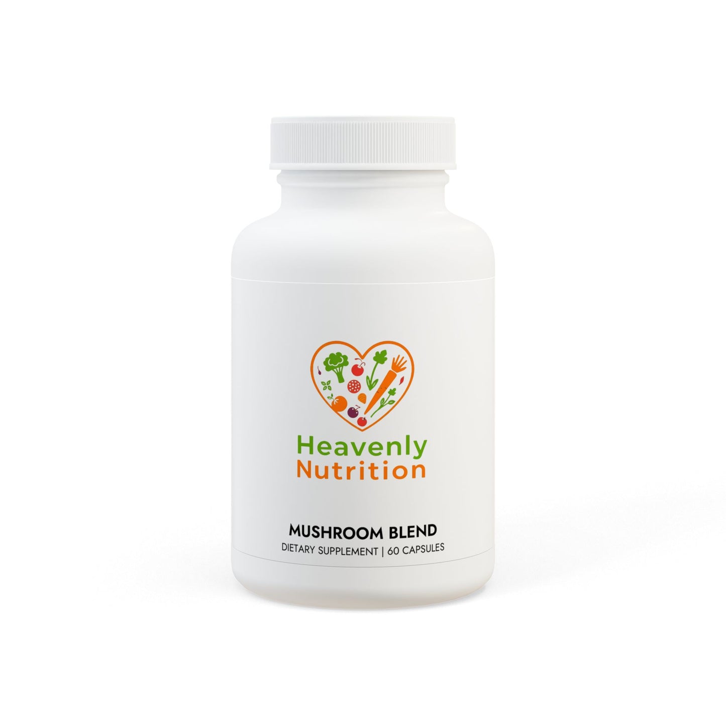Heavenly Nutrition Mushroom Blend Supplement (60 Capsules)