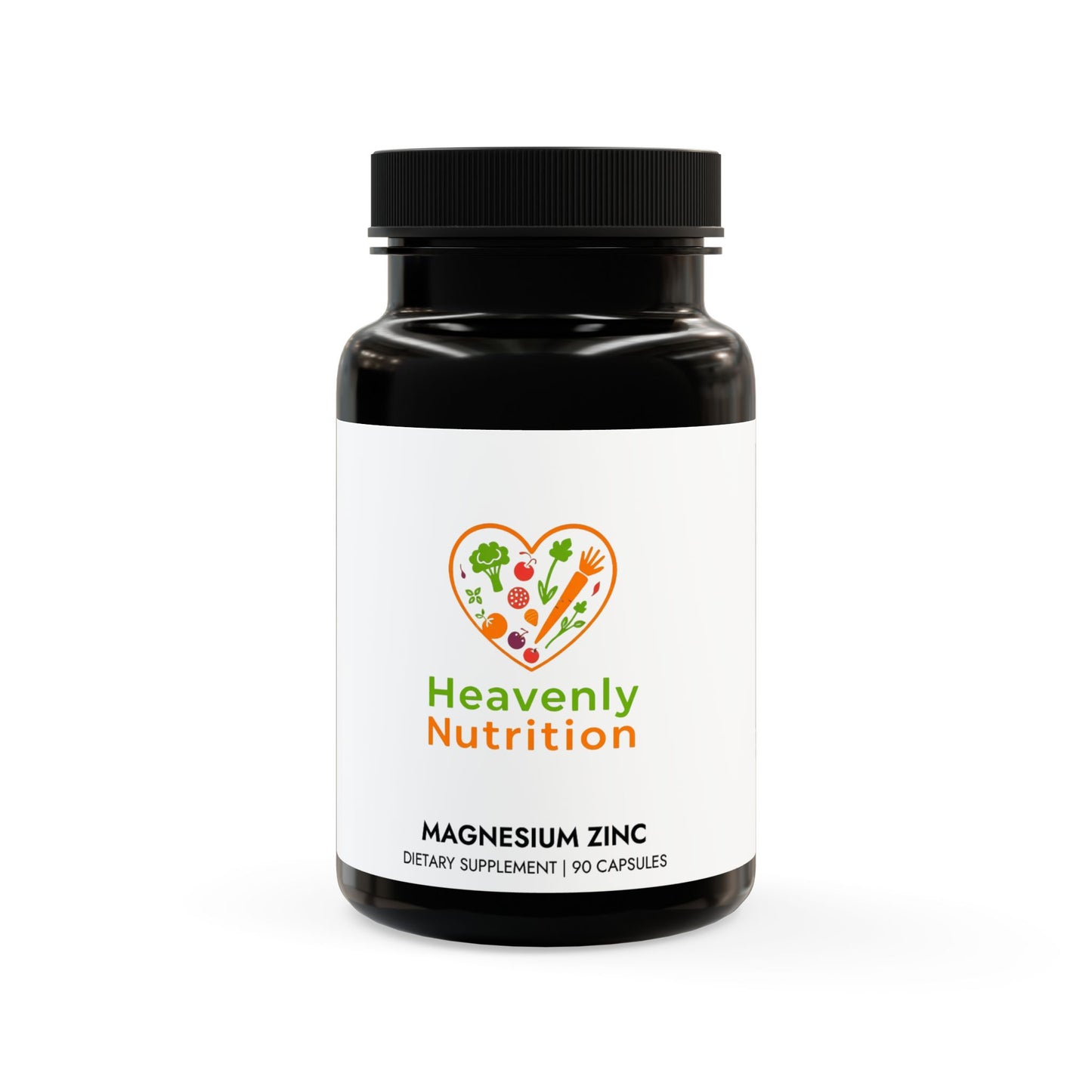 Heavenly Nutrition Magnesium Zinc Supplement (90 Capsules)