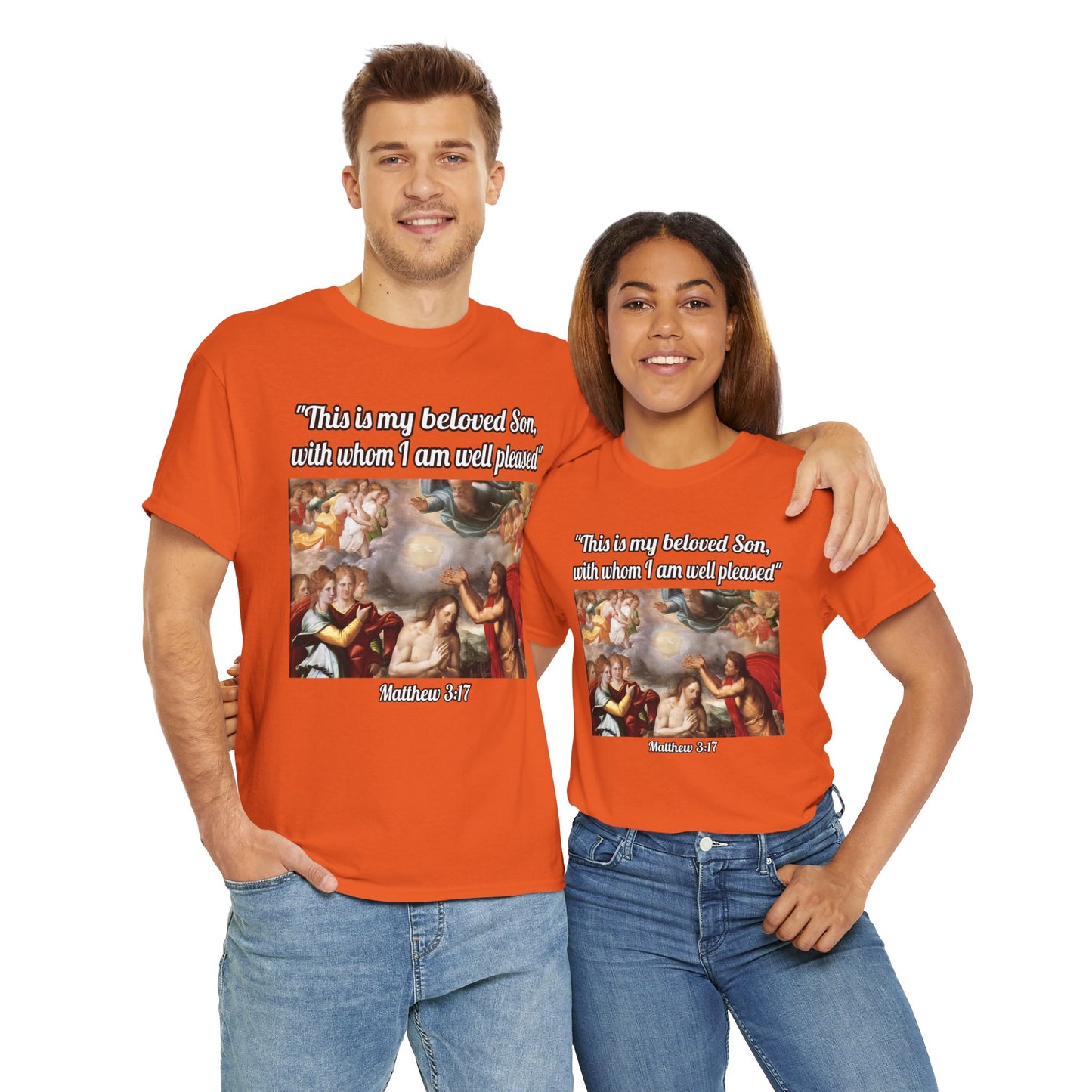 "Jesus' baptism" Unisex classic tee