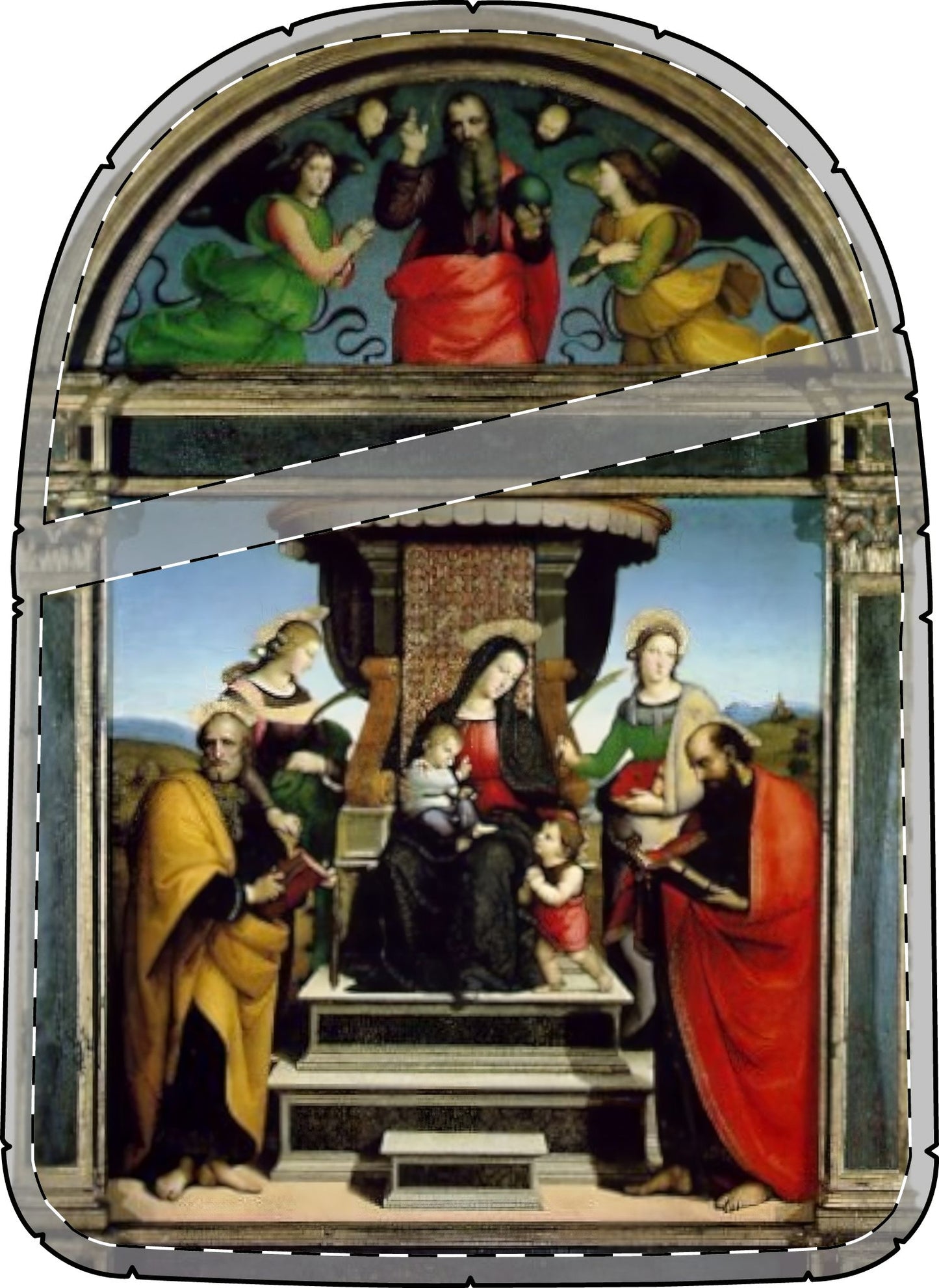 Heaven on Earth Chest Bag (AOP)