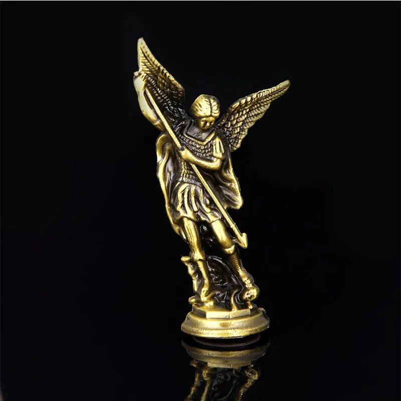 Archangel Michael Zinc Alloy Statue – Christian Home Decor
