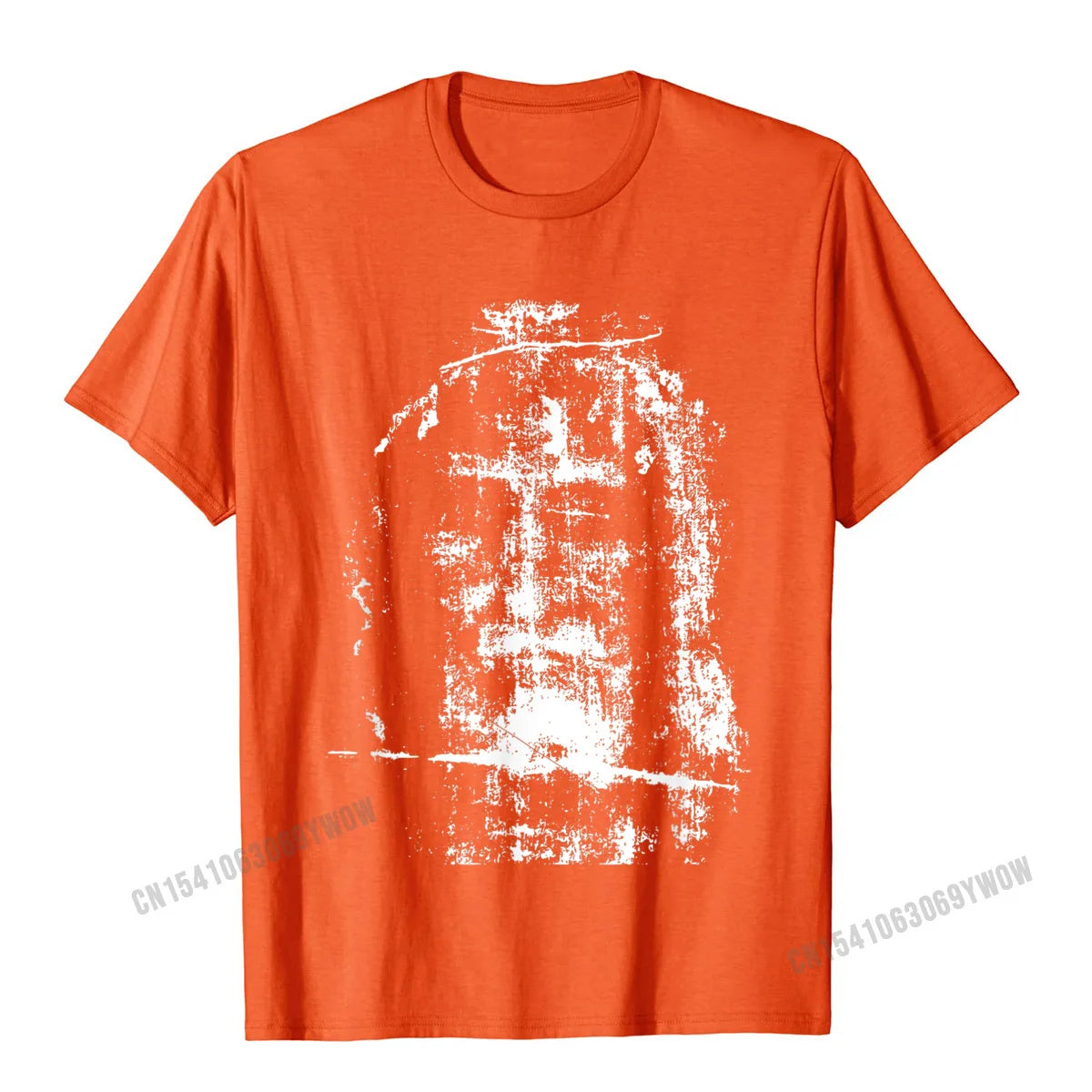 "Shroud of Turin Jesus Christ Face" T-Shirt – Men Casual Cotton Tees, Funny Custom T-Shirts for Spring & Summer