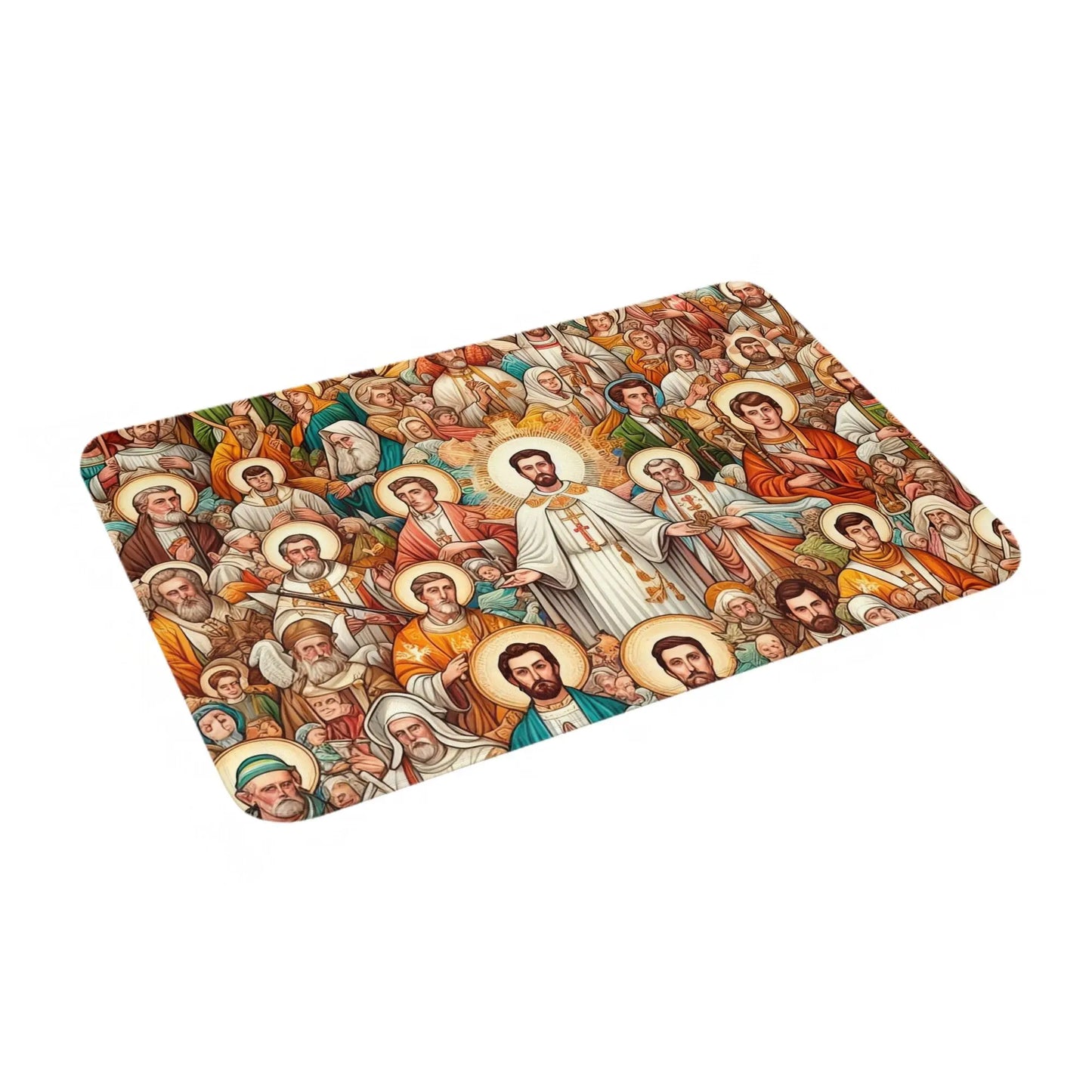 Jesus Religious Door Mat – Anti-Slip, Waterproof, Modern Printed Rug for Bedroom, Kitchen, Bathroom, Balcony, Entrance, or Prayer Area