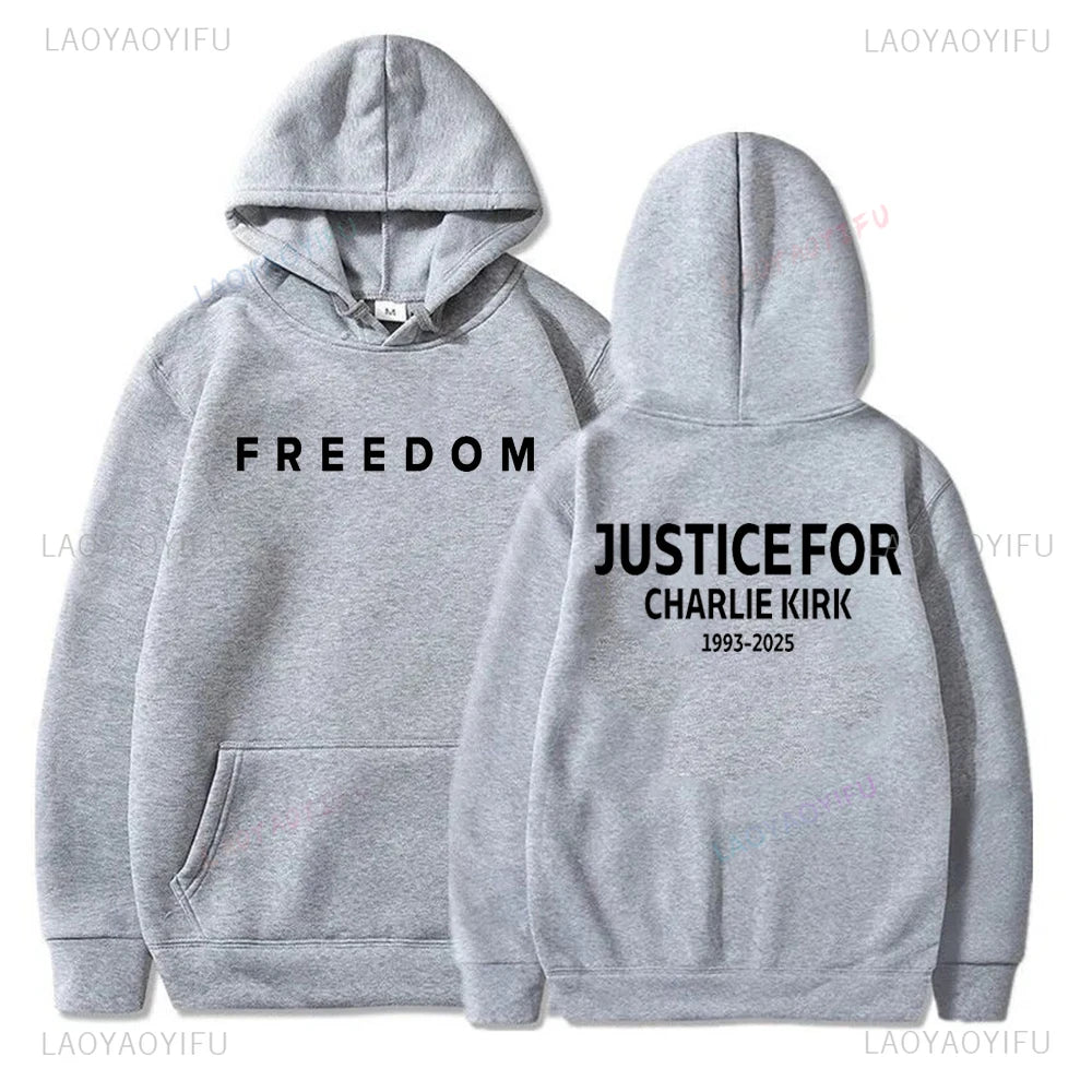 RIP 1993–2025 Charlie Kirk Freedom Hoodie