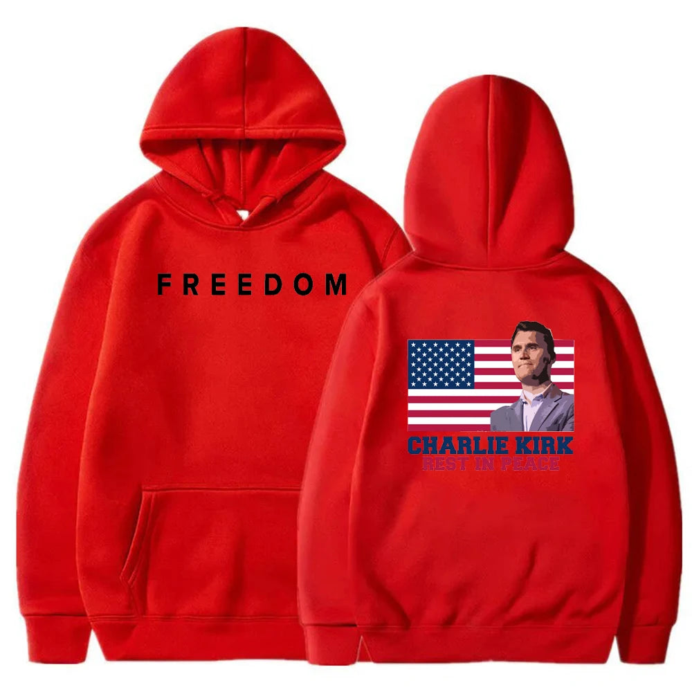 RIP 1993–2025 Charlie Kirk Freedom Hoodie