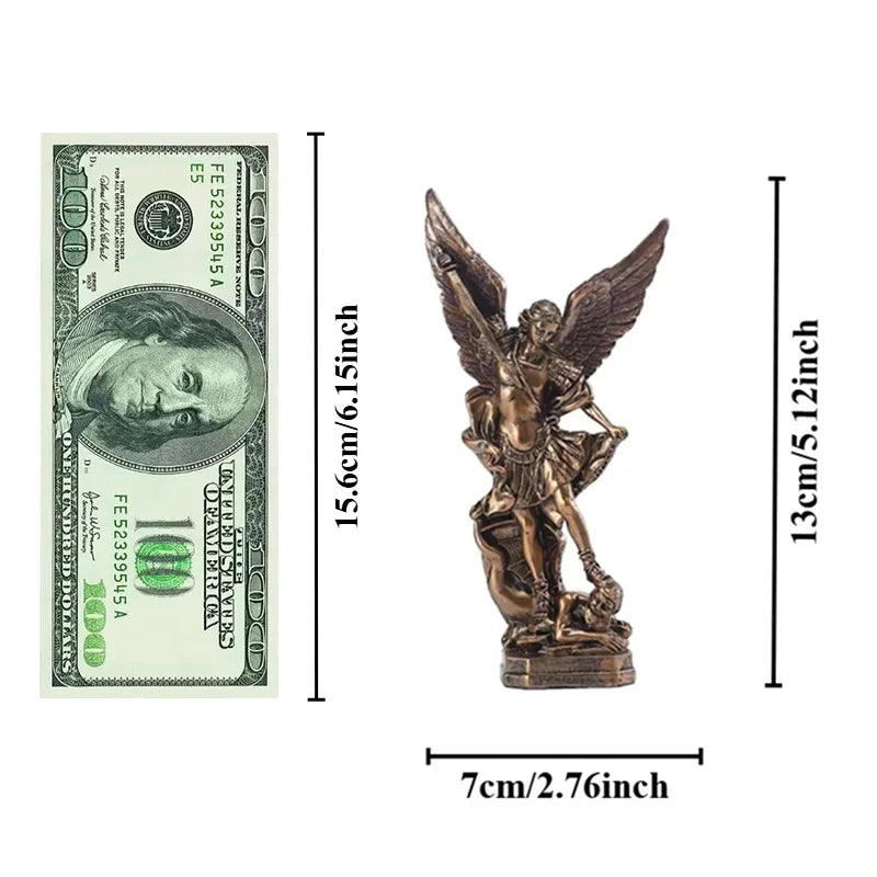 St Michael The Archangel Victoriously Over Satan Collection Sculpture