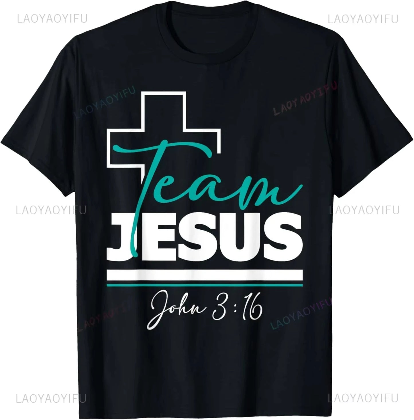 “Team Jesus” Unisex Christian Faith T-Shirt – Casual Graphic Tee for Men & Women