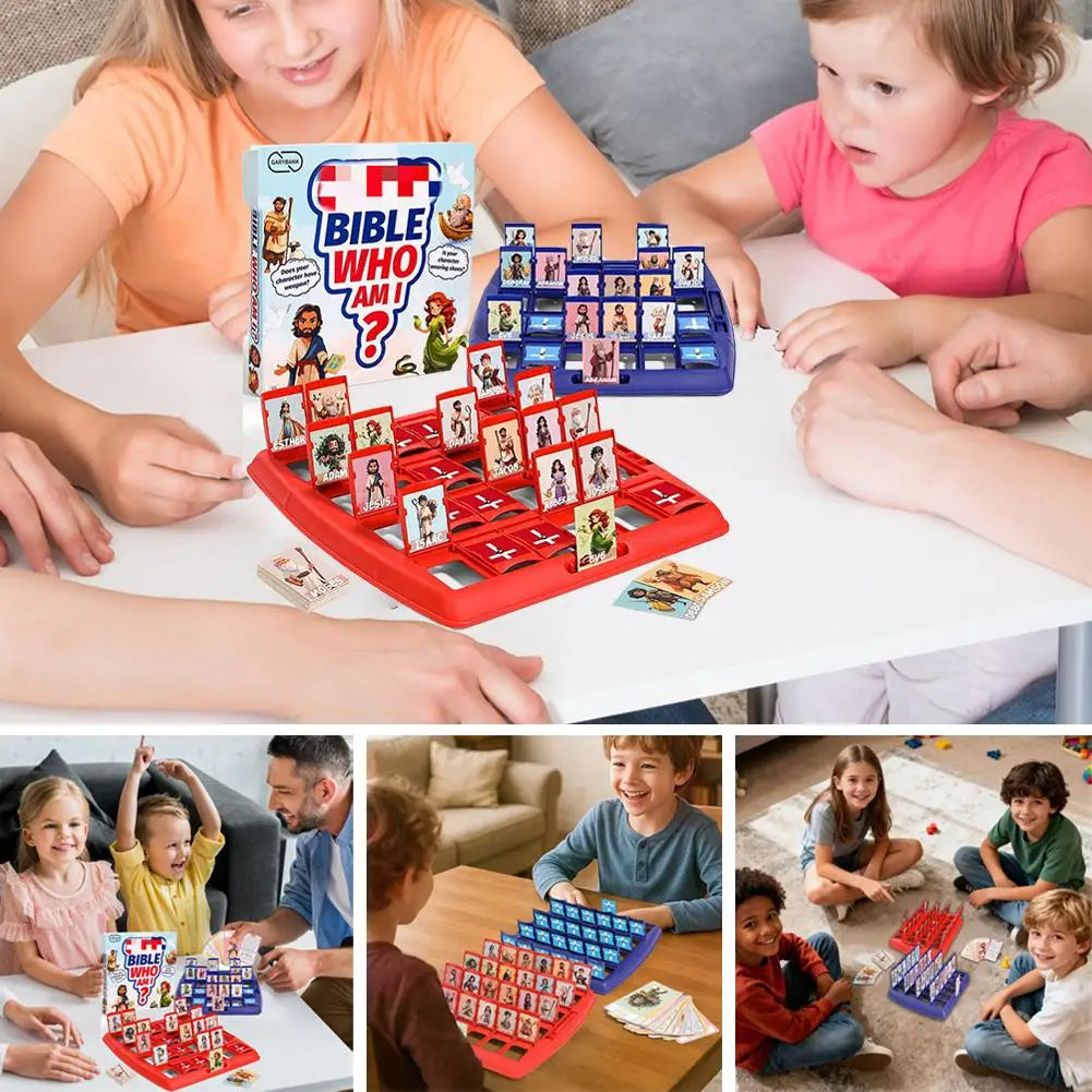 Bible Characters Recognition Game Religious Learning Tool Catholic Family Activity Christian Educational Board Game