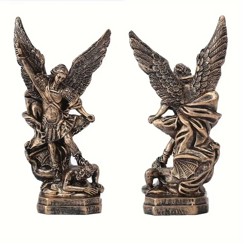 St Michael The Archangel Victoriously Over Satan Collection Sculpture