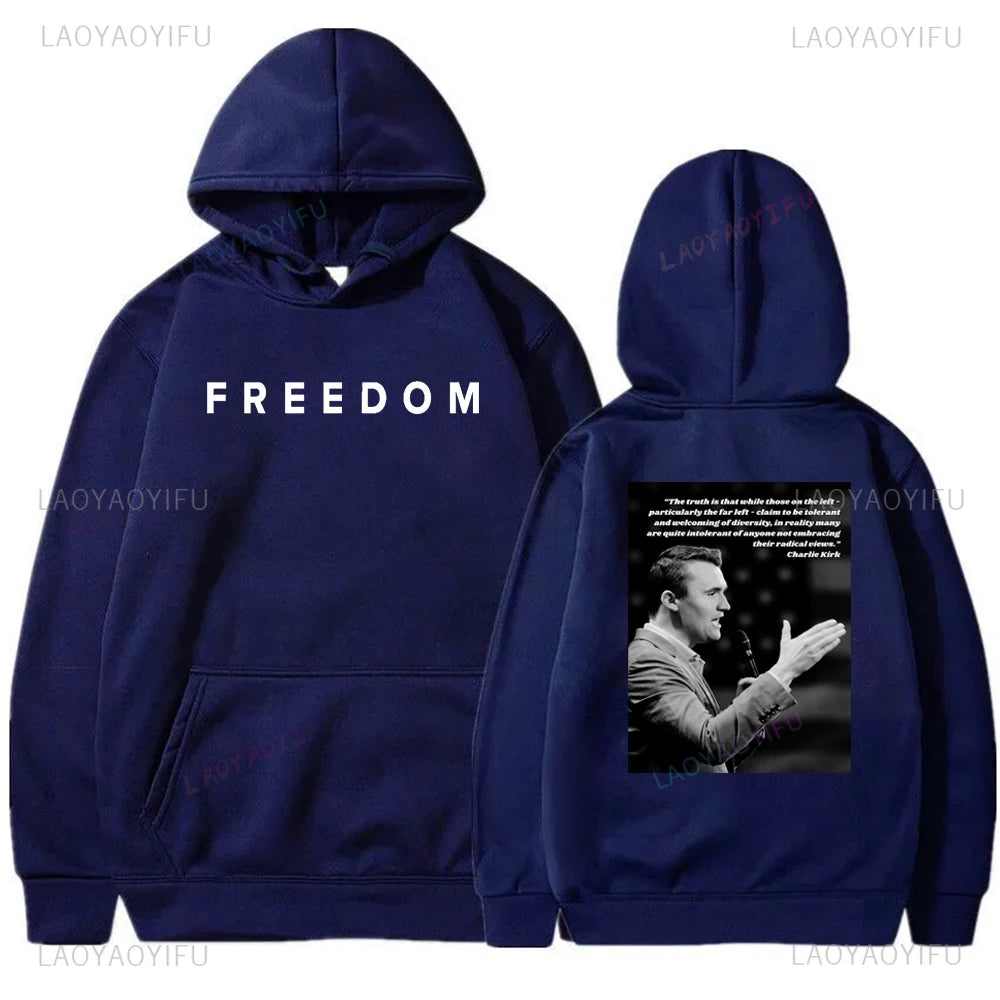 RIP 1993–2025 Charlie Kirk Freedom Hoodie