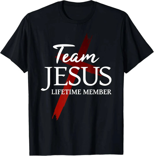 “Team Jesus” Unisex Christian Faith T-Shirt – Casual Graphic Tee for Men & Women