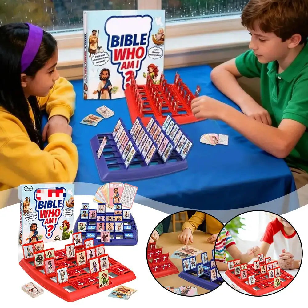 Bible Characters Recognition Game Religious Learning Tool Catholic Family Activity Christian Educational Board Game
