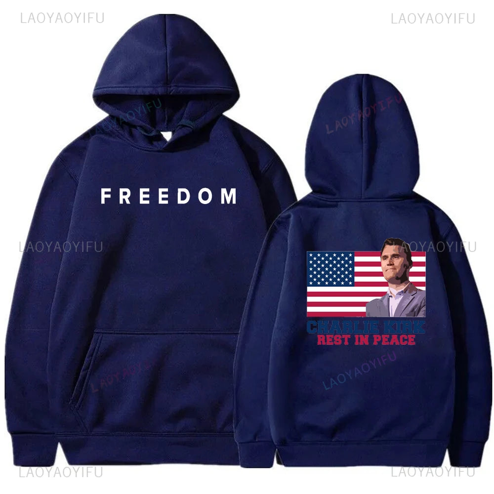 RIP 1993–2025 Charlie Kirk Freedom Hoodie