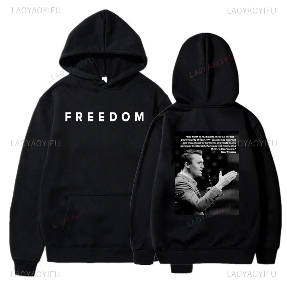 RIP 1993–2025 Charlie Kirk Freedom Hoodie
