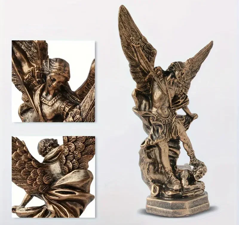 St Michael The Archangel Victoriously Over Satan Collection Sculpture