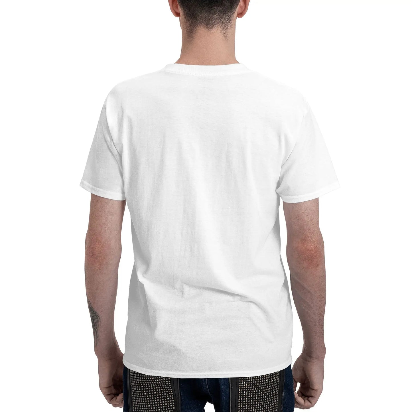 "I LOVE JESUS" Christian Printed Men’s Summer O-Neck T-Shirt – Breathable Cotton Oversized Casual Tee
