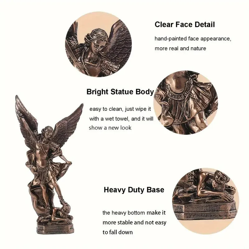 St Michael The Archangel Victoriously Over Satan Collection Sculpture
